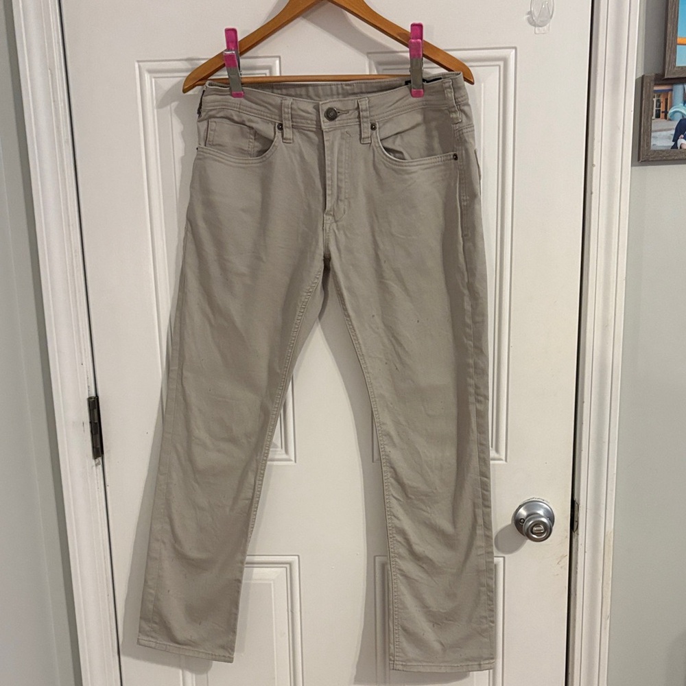 Buffalo David Bitton Men's Tan Straight Jeans